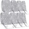 8 Rolls Rhinestone Ribbons,Cludoo 8 Yard Silver Self Adhesive Rhinestone Ribbon, Bling Crystal Diamond Ribbon Roll Wrap Glittering Rhinestones Sticker for Decoration Car DIY Arts Crafts Wedding